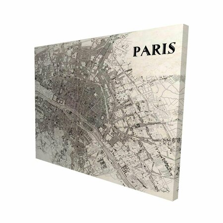 FONDO 16 x 20 in. Paris-Print on Canvas FO3337499